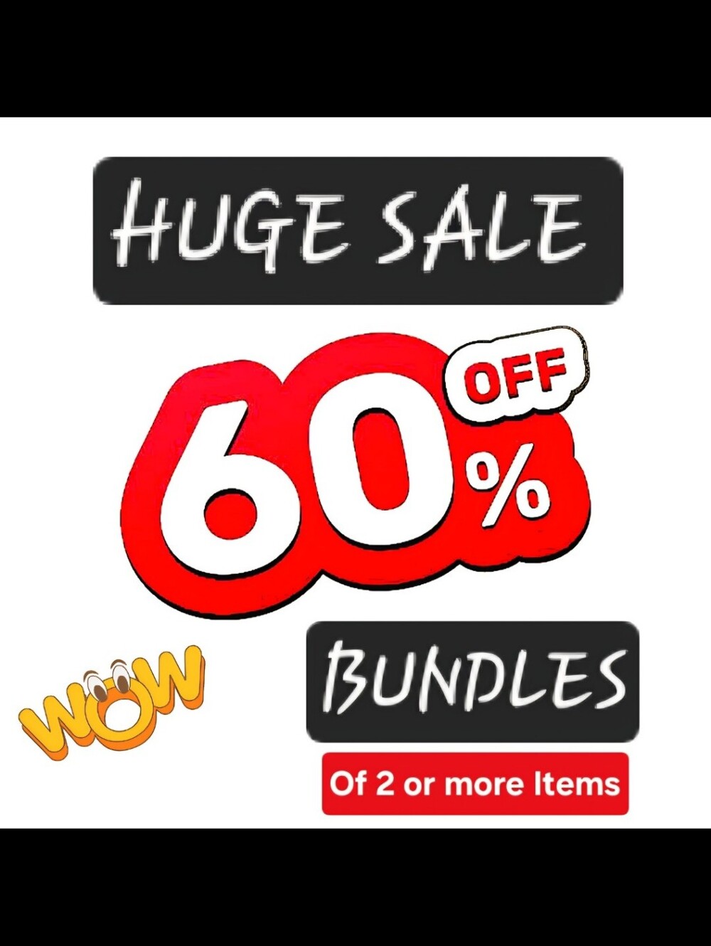 Shop Now 60% Off Bundles